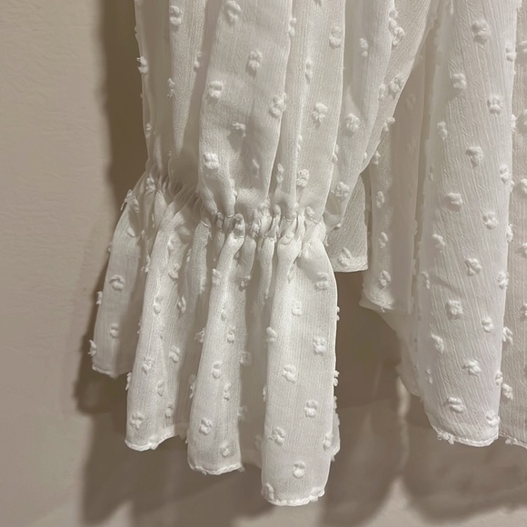 ASOS Maternity White Ruffle Blouse - Picture 3 of 5